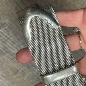 Sterling Silver 1980’s Ralph Lauren Mesh Belt 1980s Ralph Lauren Sterling Silver Mesh Belt at 1stDibs  main image 2